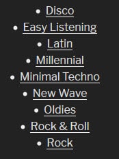 Mixes Categories (1)